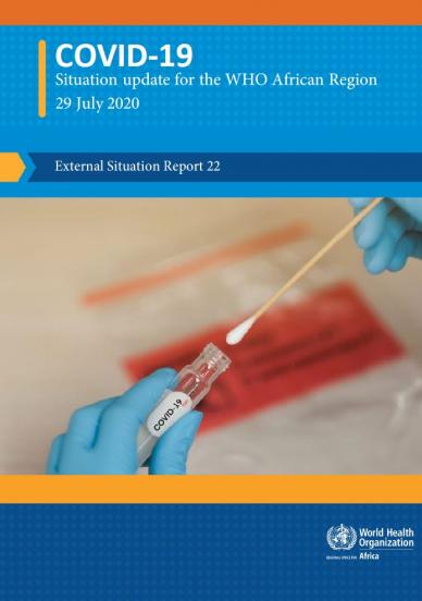 COVID-19 outbreak - Sitrep 22, 29 July 2020