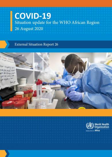 COVID-19 outbreak - Sitrep 26, 26 August 2020