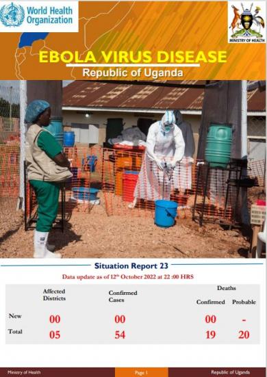 Ebola Virus Disease in Uganda SitRep - 23