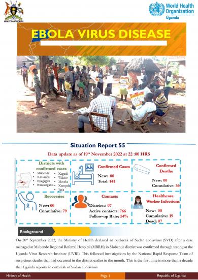 Ebola Virus Disease in Uganda SitRep - 55
