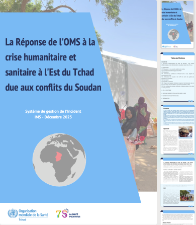 Rapport 2023 de la réponse de l'OMS à la crise des réfugiés soudanais au Tchad