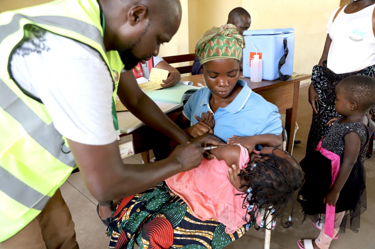 OMS apoiou a recuperação de cerca de 860 mil crianças com Zero Dose e Sub-imunizadas em 74 distritos de Moçambique