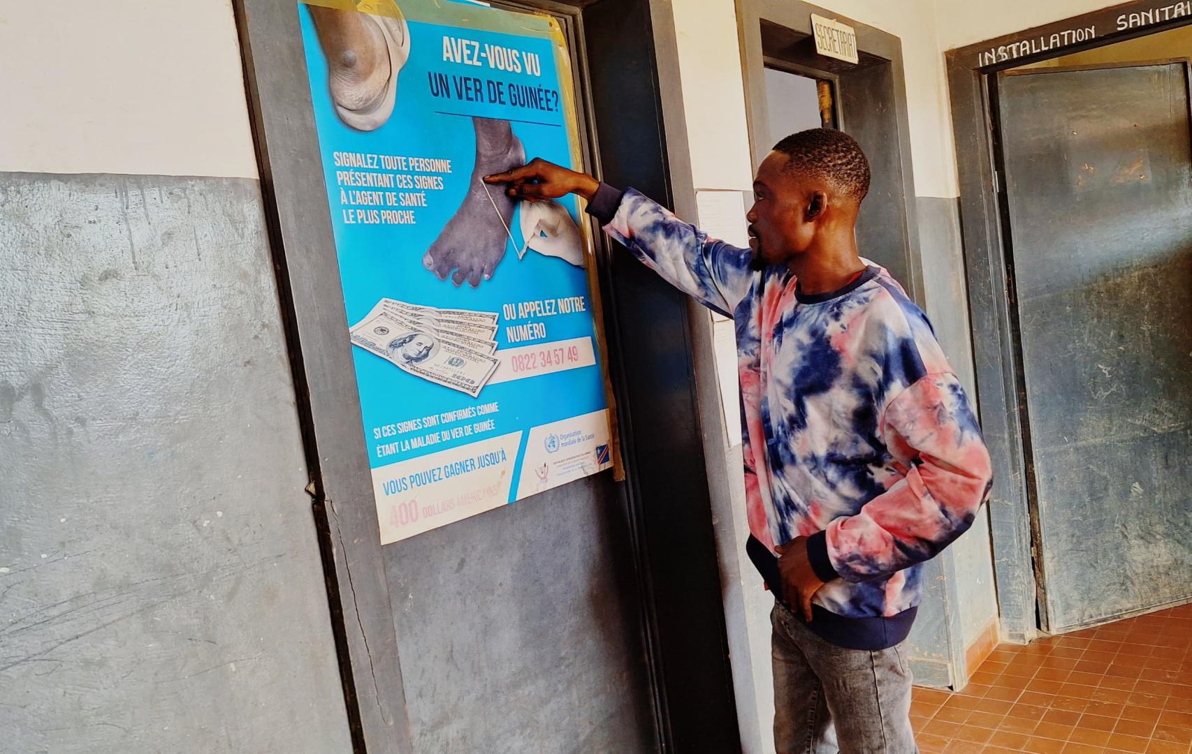 Communities organize surveillance against Guinea-worm disease in the DRC