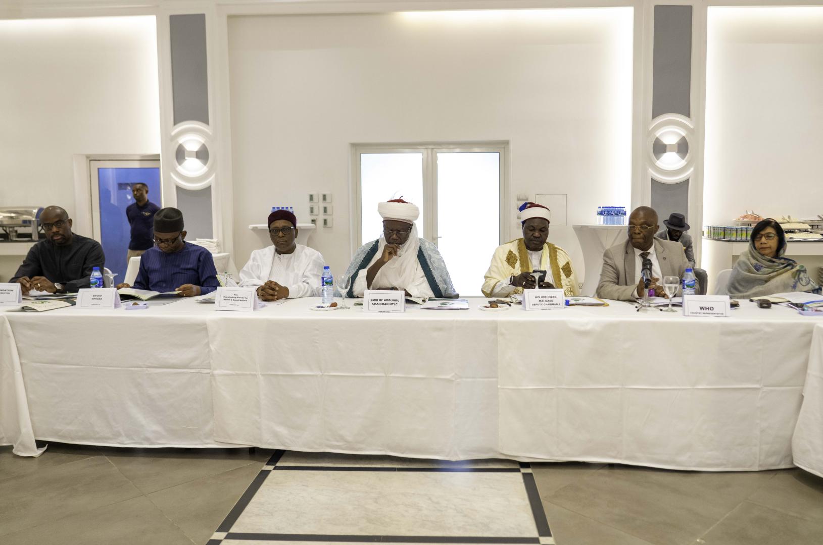 Members of the high table at the NTLC 