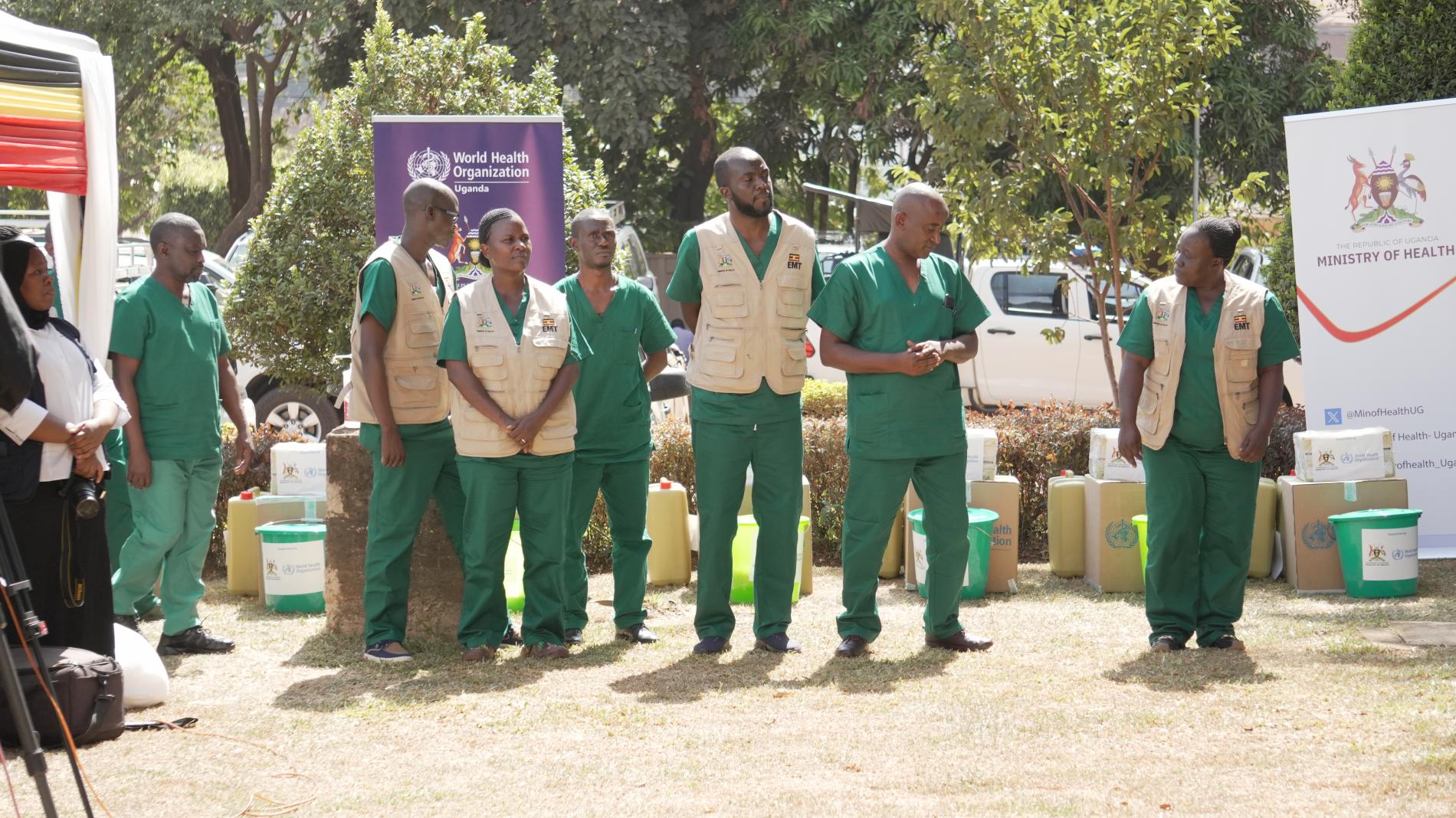 Uganda deploys the National Emergency Medical Team to support Ebola response