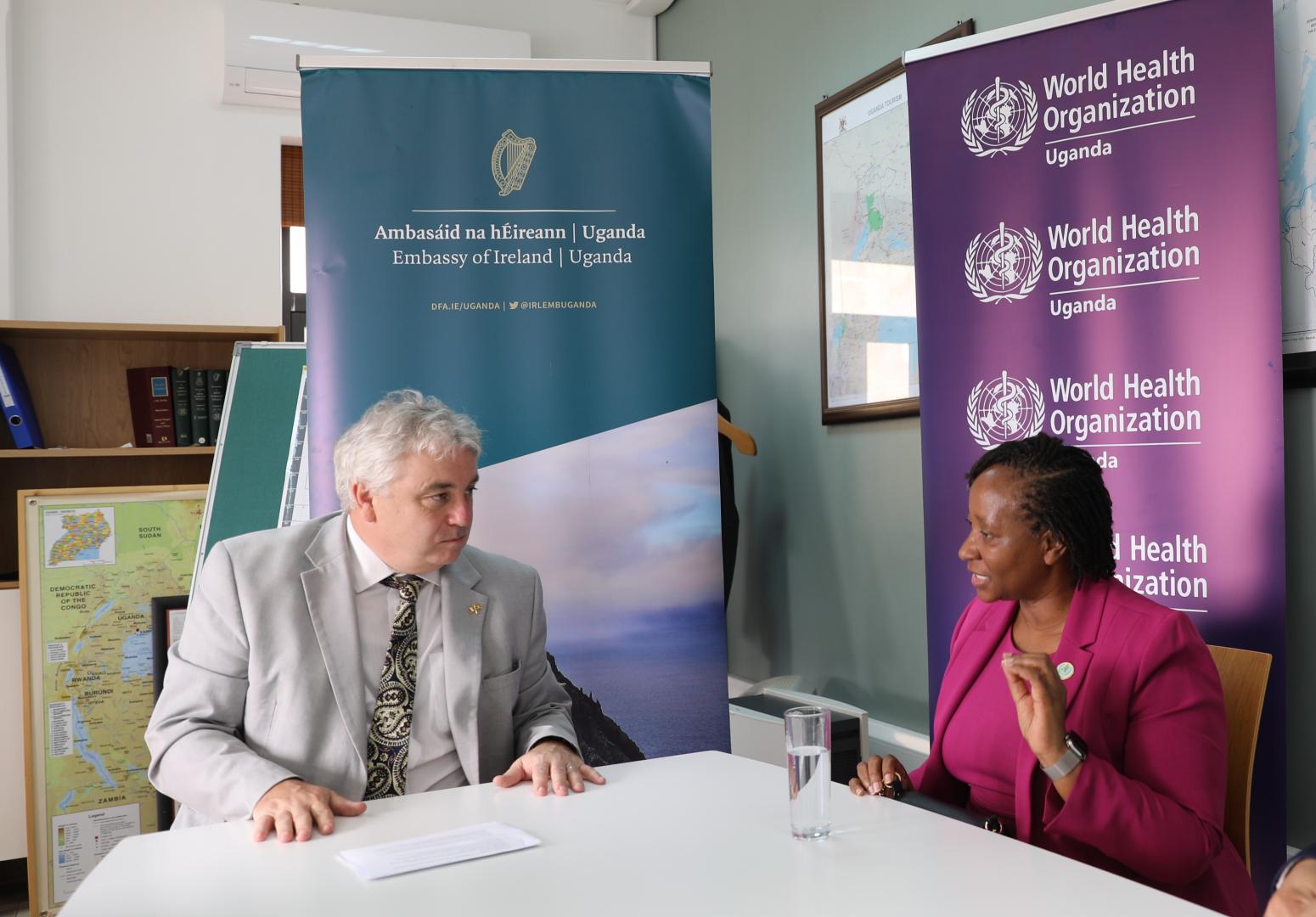 Ireland supports the World Health Organization’s Ebola response efforts in Uganda