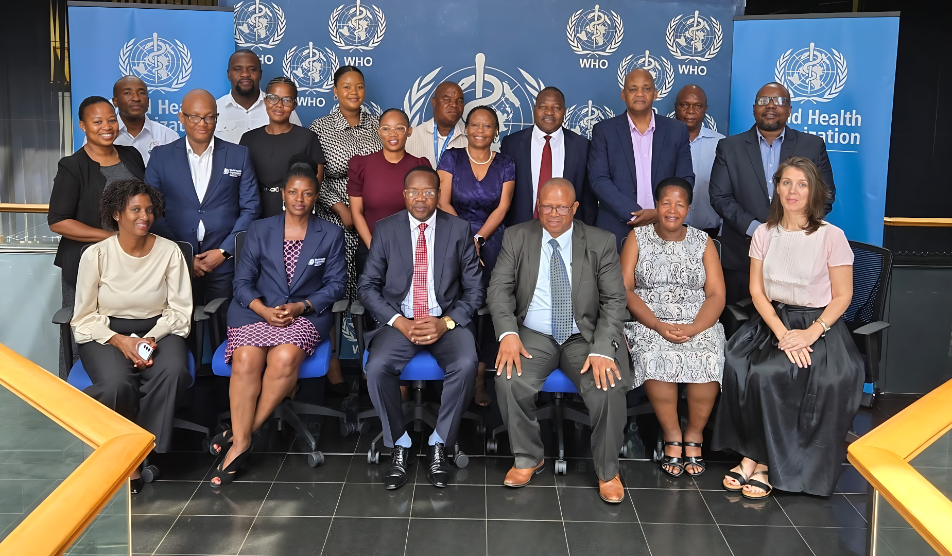 WHO Botswana staff members