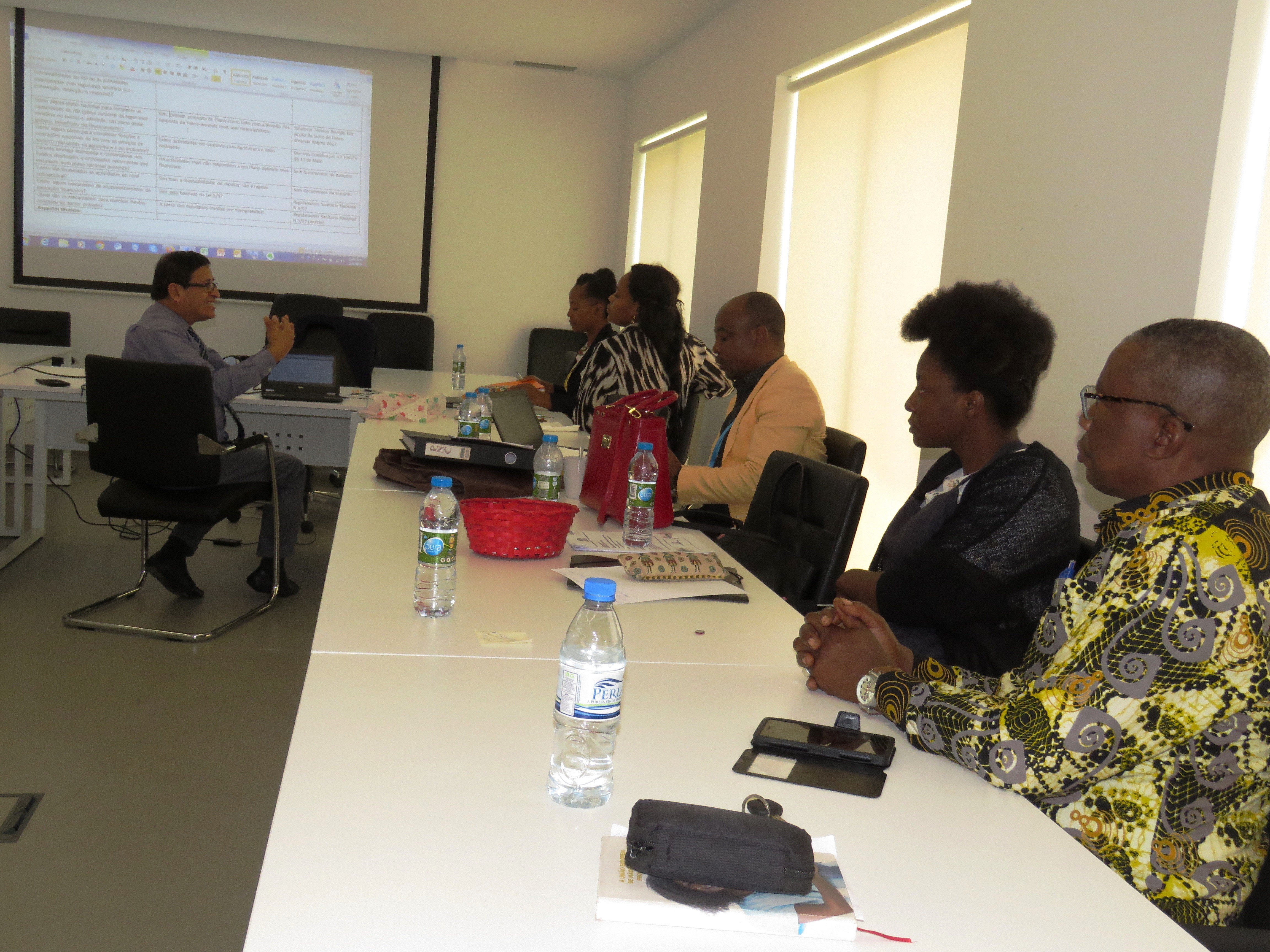  WHO and government specialists during the auto evaluation 