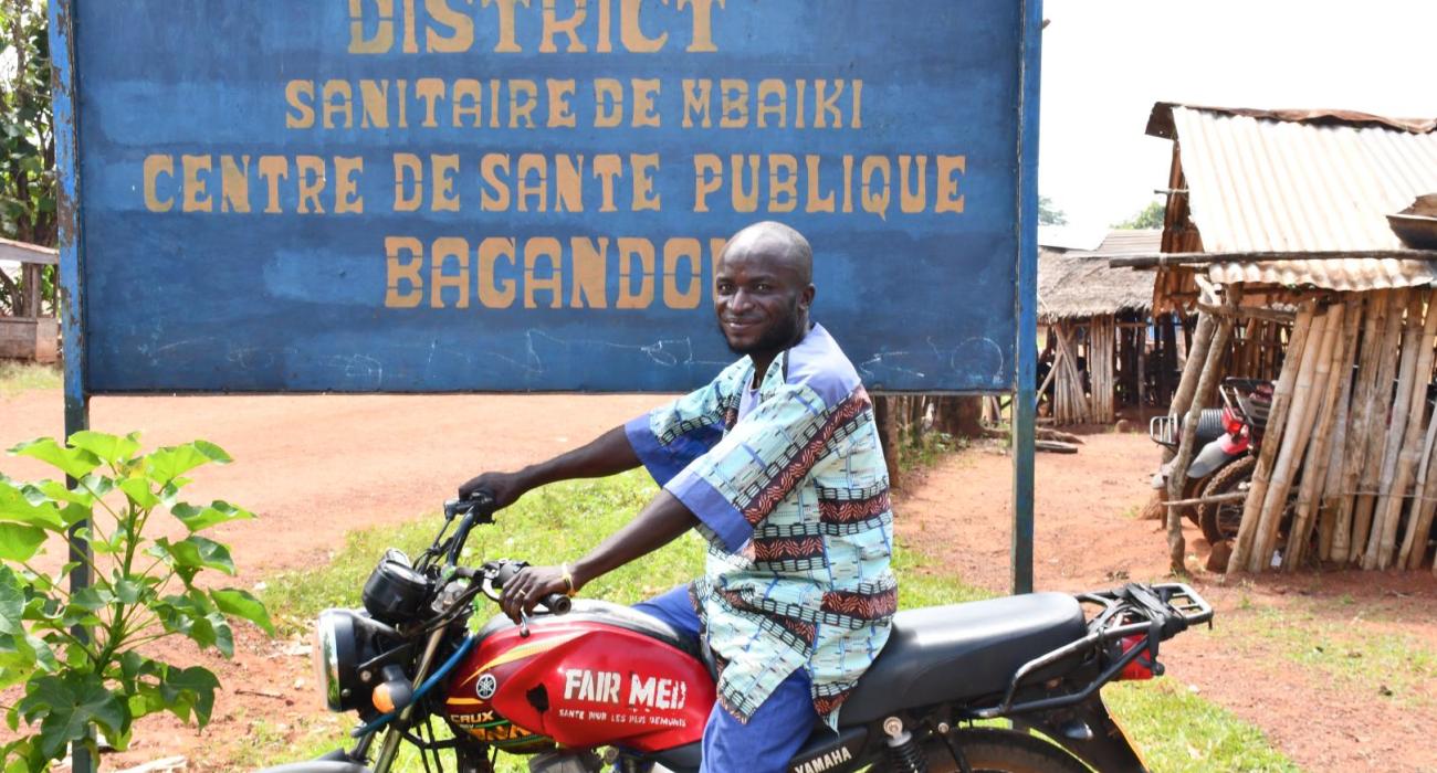 Mpox : des motos-ambulances pour sauver des vies en RCA 