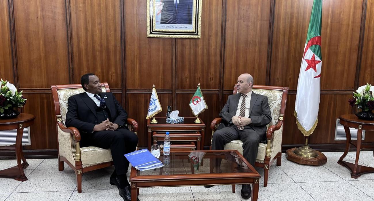 Audience Dr Phanuel Habimana Phanuel avec M. Abdelhak Saihi