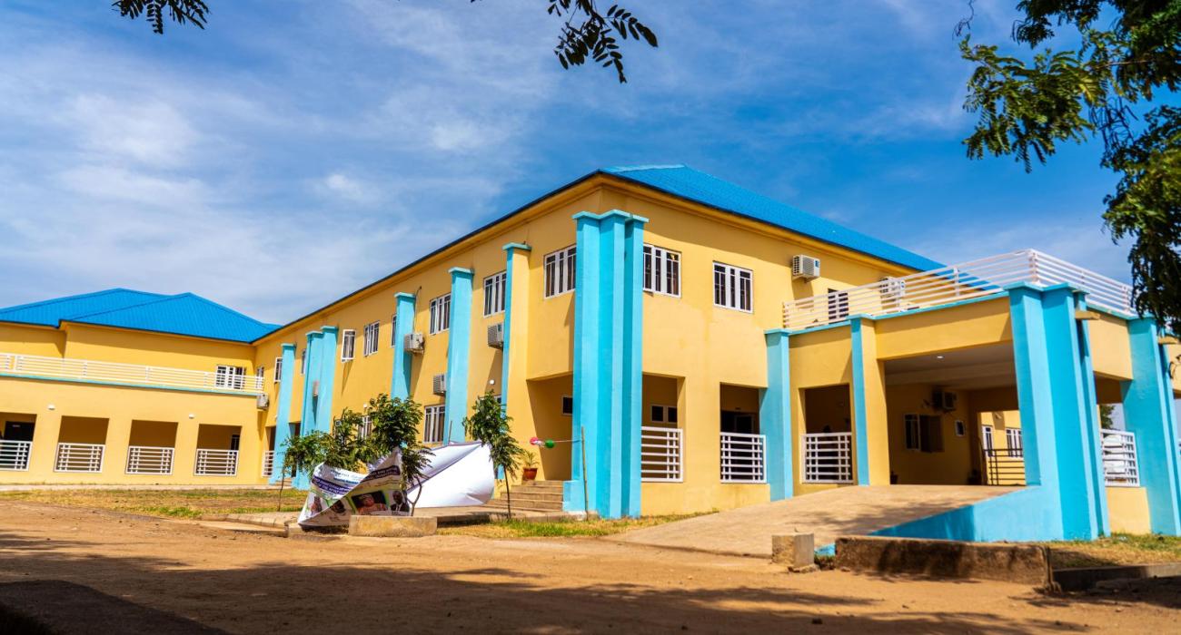 Picture of the newly expanded BIU General Hospital, Borno State 