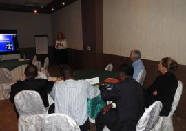 High level briefing in session
