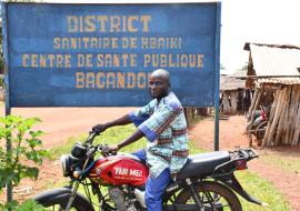 Mpox : des motos-ambulances pour sauver des vies en RCA 