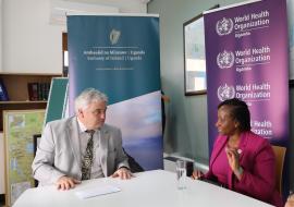Ireland supports the World Health Organization’s Ebola response efforts in Uganda