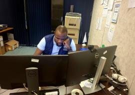 IT officer, Dumiliso Benjamin