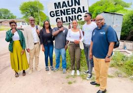 A team comprising members from the Country Coordinating Mechanism (CCM), Botswana Country Coordinating Mechanism (BCCM), Global Fund Program Management, and WHO Botswana 