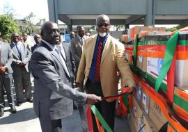 Cholera commodities handed over to Ministry of Health 