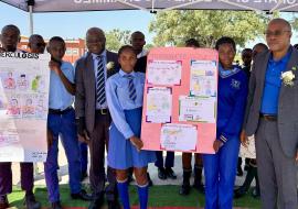 Omusati region learners showcase educational posters on Tuberculosis awareness