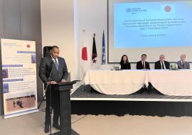 Lancement peojet umanitaire OMS Japon 