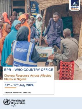 WHO Nigeria  Cholera Snapshot Bulletin (Week 28)