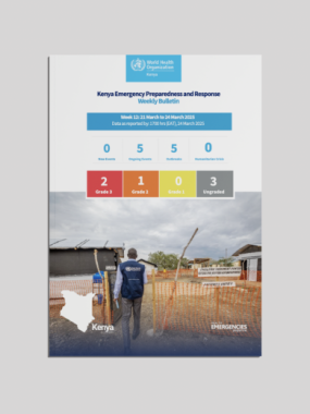 Kenya Health Emergencies Weekly Update | 24 March 2025