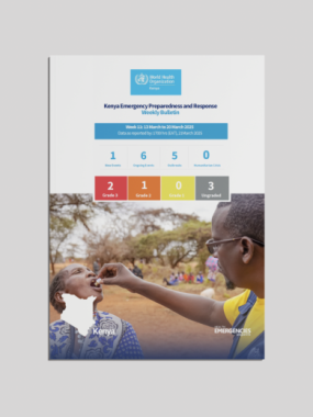 Kenya Health Emergencies Weekly Update | 20 March 2025