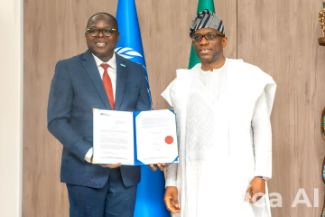 Dr Kouamé Jean KONAN, Représentant de l’OMS au Bénin, a officiellement présenté ses lettres de cabinet à Son Excellence Monsieur Olushegun Adjadi BAKARI, Ministre des Affaires Étrangères de la République du Bénin 