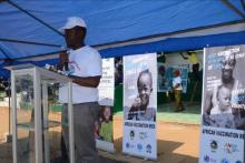 02 Dr Alex Gasasira delivering the RDs AVW message