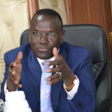 Health Cabinet Secretary Dr Cleopa Mailu during the meeting that discussed the emergeny hub in Nairobi