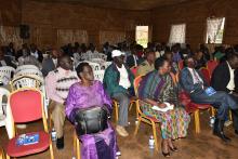 Participants at the cross-border meeting in Kapchorwa