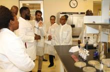 RD in the lab at the National insitute of health