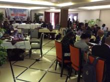 Cross-session of participants during the Tobacco Taxation Policy and Health Financing Workshop in Monrovia