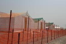 Vue d'un Centre de traitement Ebola