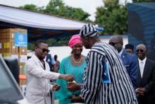 Remise de matériels de protection et promotion de la DSSR au Ministère de la santé