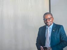 Dr. Innocent Nuwagira- WHO Lesotho Representative addresses stakeholders at the Joint Appraisal for GAVI supported Immunization programs - Lesotho