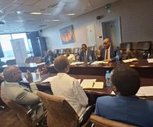 WHO Botswana team and ministry of health senior management team