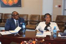 Part of WHO Botswana team
