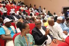 Dr Blanche ANYA, Représentante de l'OMS au Tchad, lors de son allocution