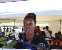 Linda Ndubano, member of the community