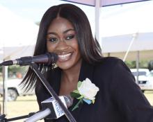 Dr. Esperance Luvindao, Minister of Health and Social Services