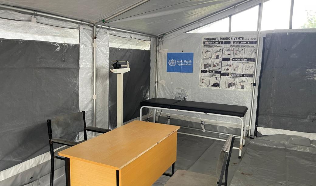 Damaged medicines and furniture have been replaced at the facility