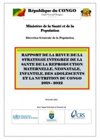 L’adoption en 2006 par l’Union Africaine du Plan d’Action de Maputo pour la mise en œuvre du cadre d’orientation continental pour la promotion des droits et de la santé en matière de sexualité et de reproduction en Afrique 2007-2010, traduit l’engagement des pays africains dont le Congo à réaliser les OMD  et à améliorer la santé des femmes, des enfants et des adolescents. La réduction de la morbidité et la mortalité maternelles, néonatales, infanto-juvéniles et des adolescents a constitué l’un des défis ma