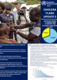 WHO Flash Cholera Update 3