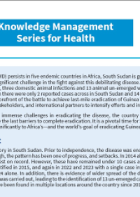  WHO South Sudan: Knowledge Management Series for Health 2025