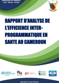 RAPPORT D’ANALYSE DE L’EFFICIENCE INTER PROGRAMMATIQUE EN SANTE AU CAMEROUN